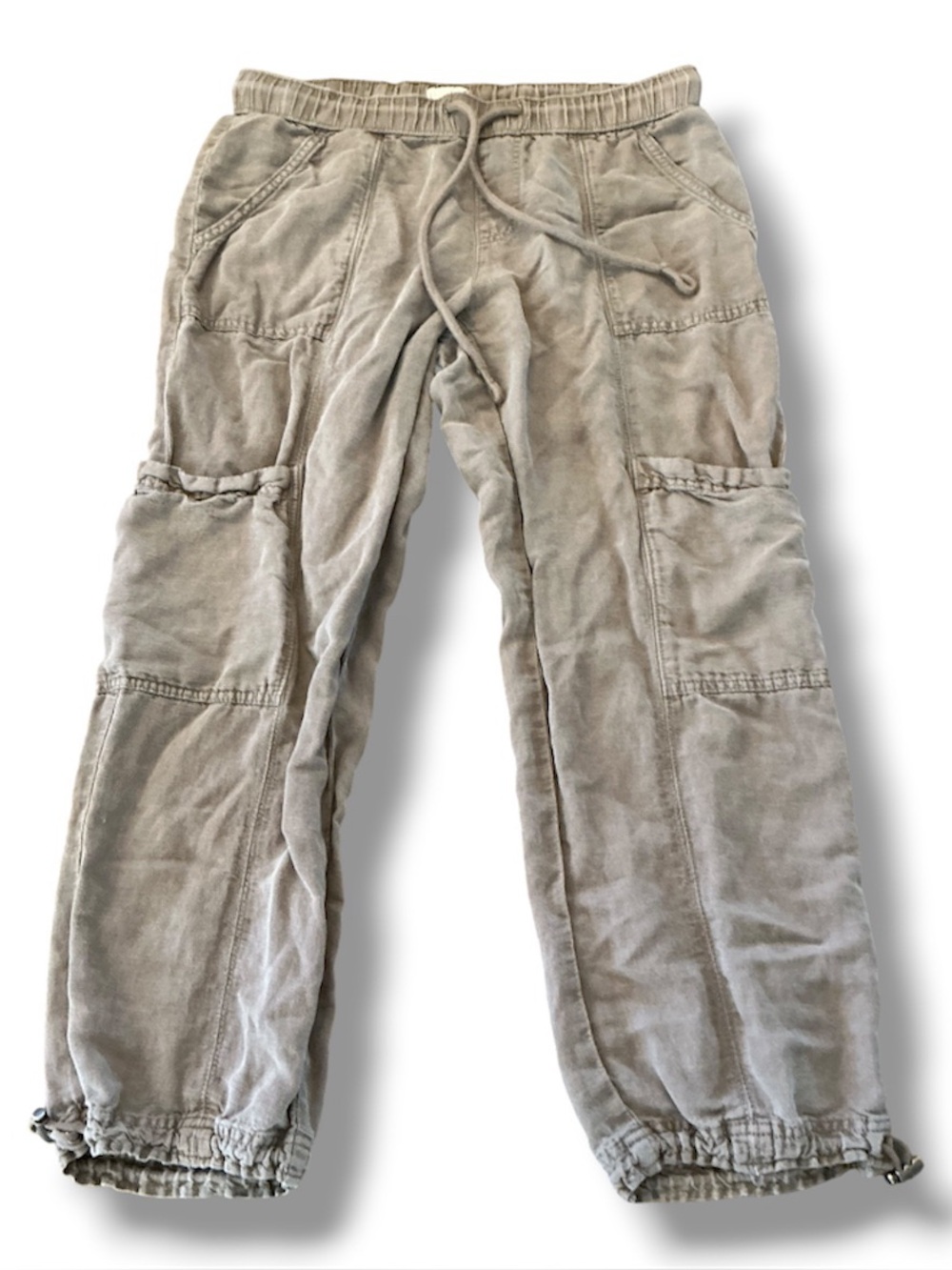Nicole Miller linen cargo pants